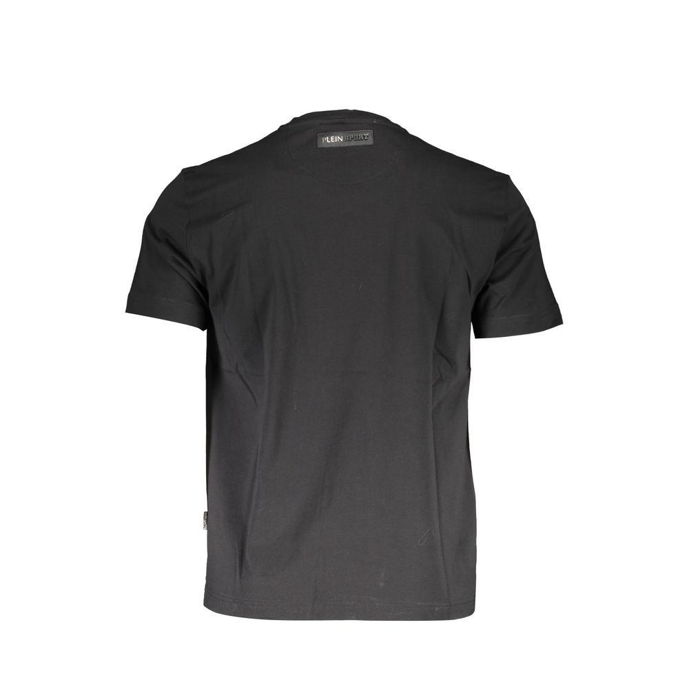 Plein Sport Black Cotton Men Men's T-Shirt