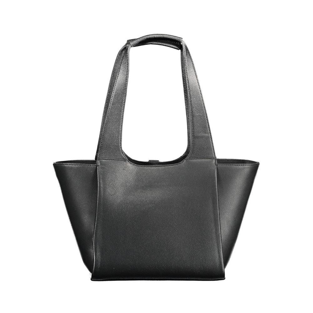 Tommy Hilfiger Black Polyurethane Women Women's Handbag