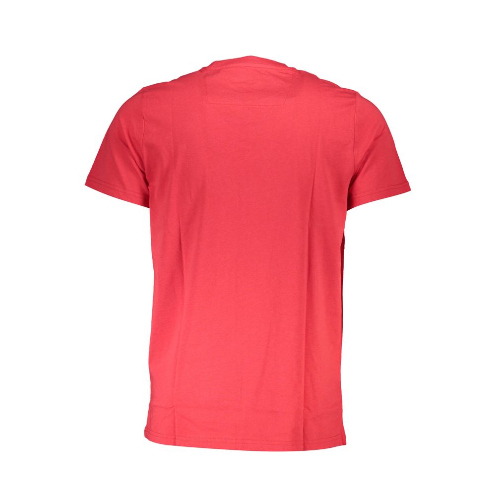Cavalli Class Rosso Cotton Men Men's T-Shirt