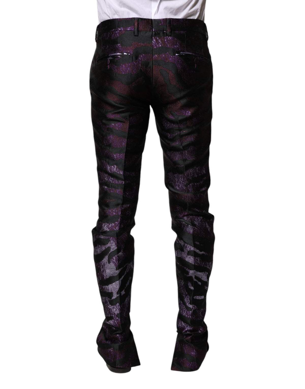 Dolce & Gabbana Multicolor Polyester Patterned Men's Pants