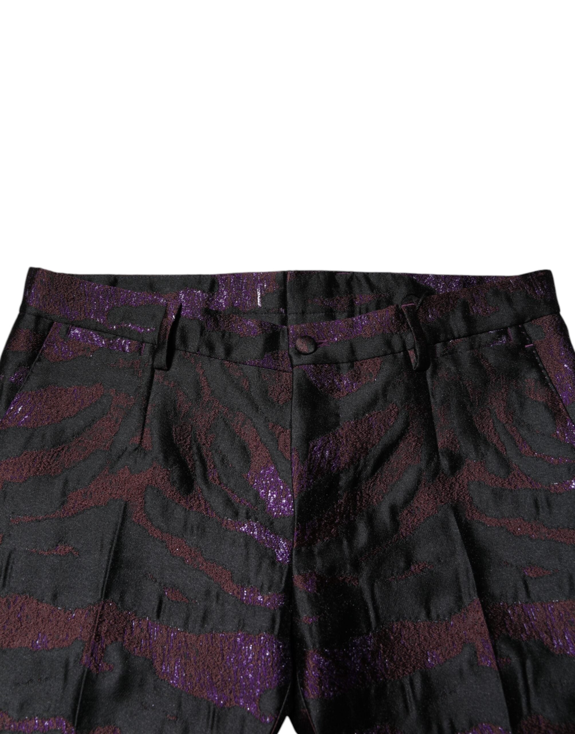 Dolce & Gabbana Multicolor Polyester Patterned Men's Pants