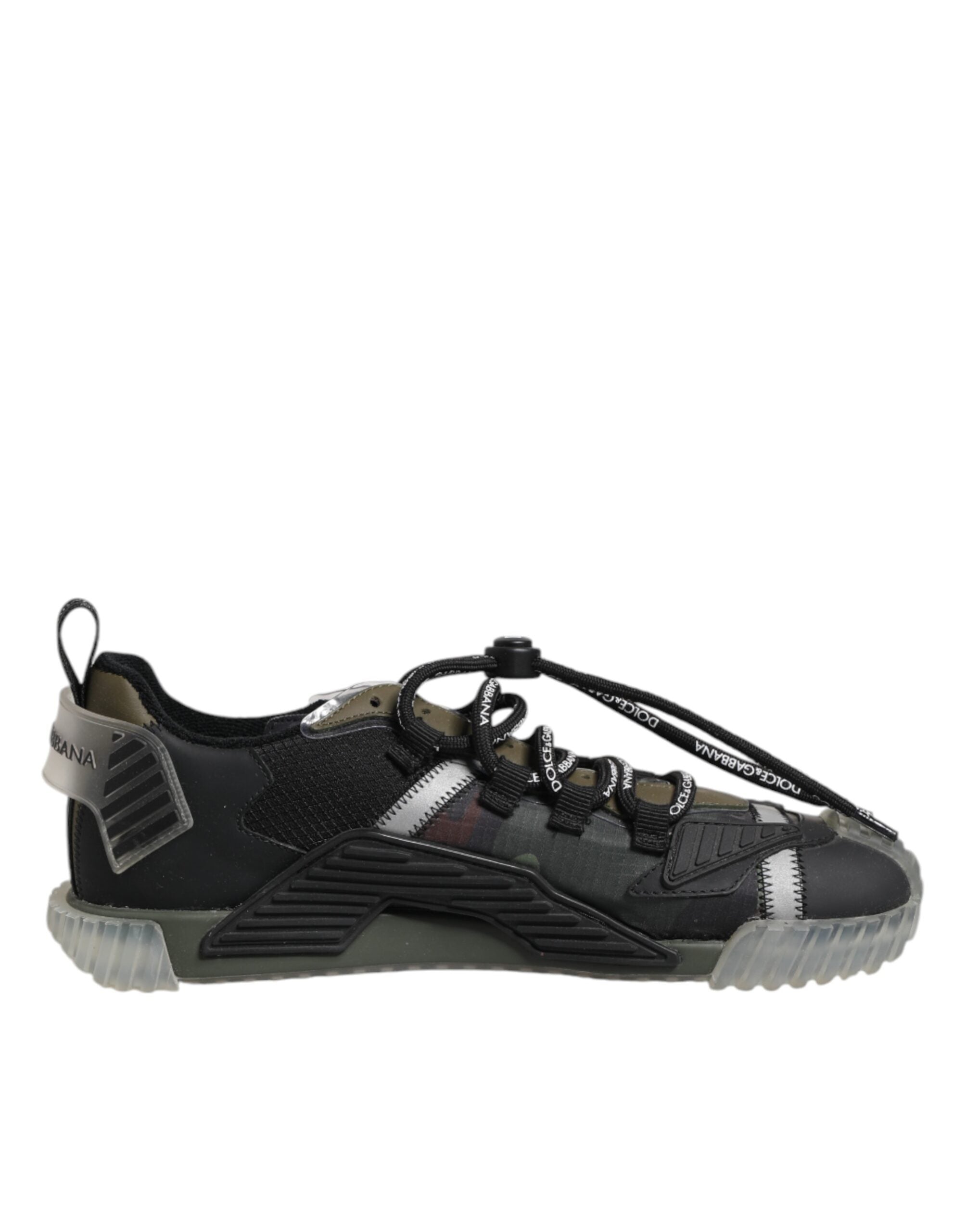 Dolce & Gabbana Multicolor Lace Up Low Top NS1 Sneakers Men's Shoes