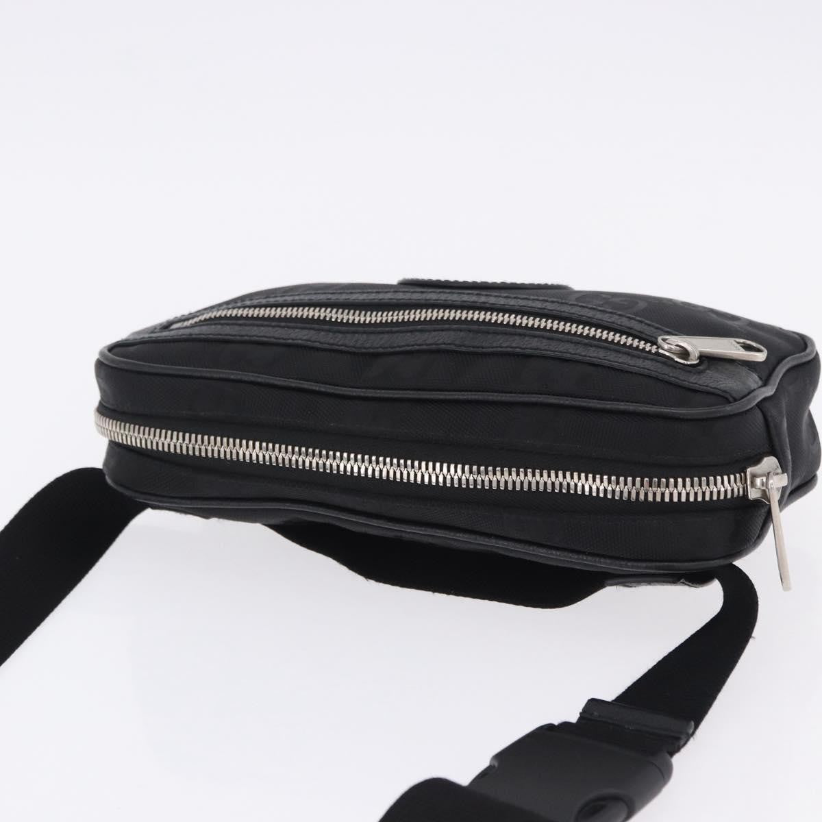 Gucci Off The Grid Belt Gg Econyl Black Canvas Handbag (Pre-Owned)