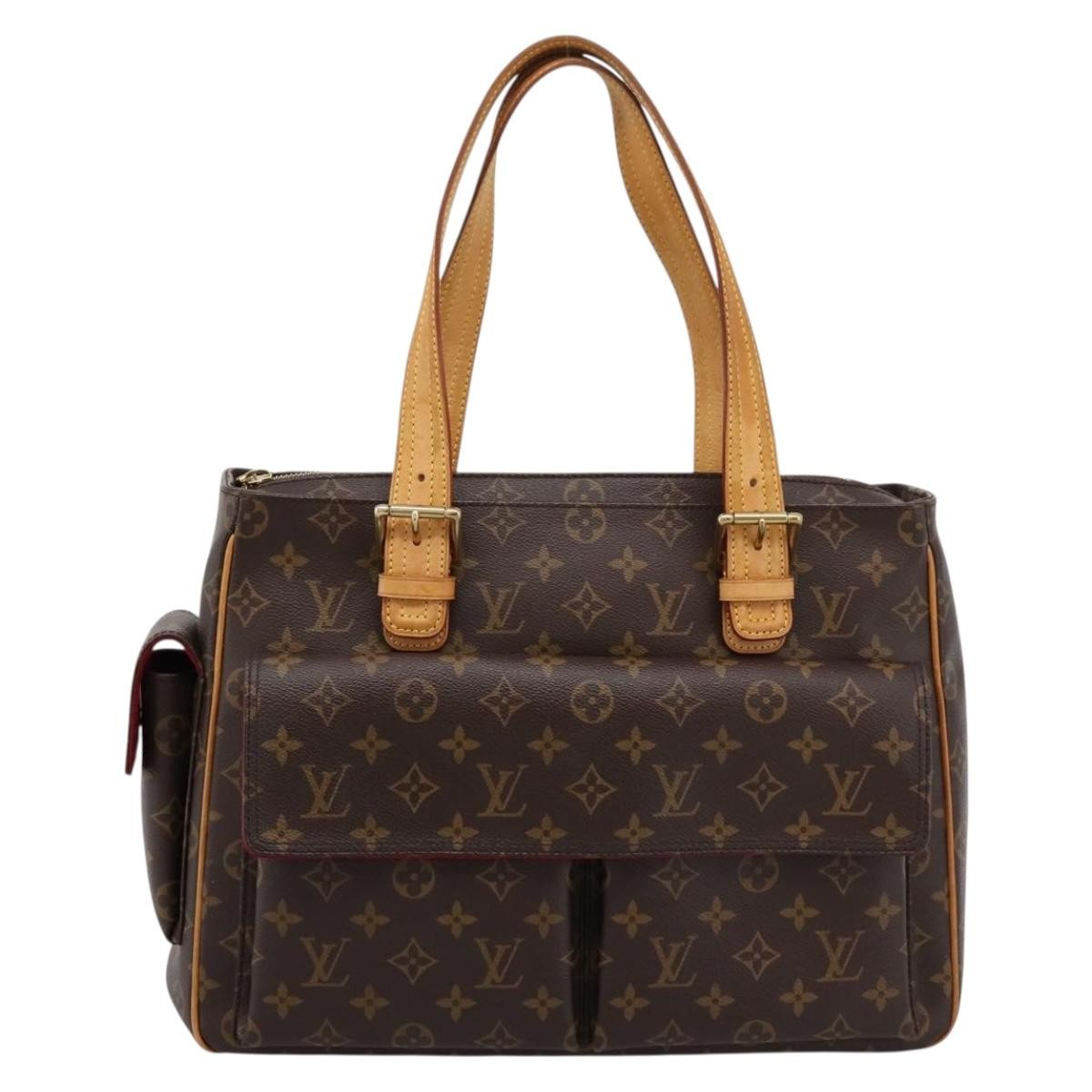 Louis Vuitton Multipli Cite Monogram Canvas Brown Canvas Handbag (Pre-Owned)