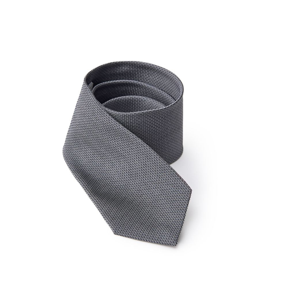 Jil Sander Gray Silk Men's Tie