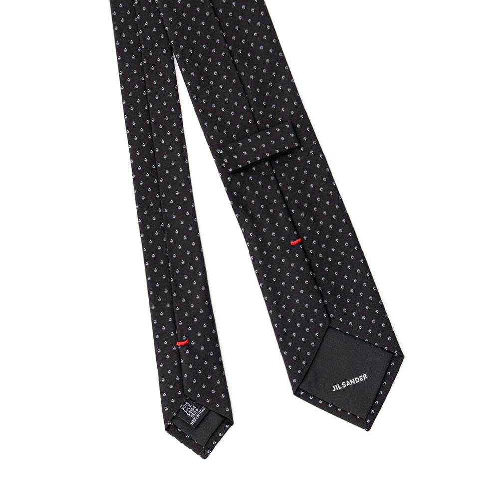 Jil Sander Blue Silk Men's Tie