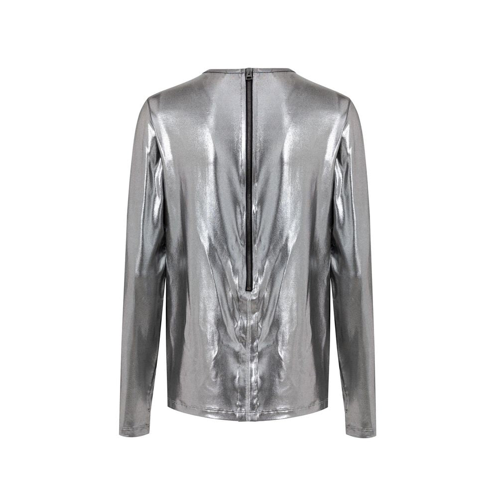 Tom Ford Gray Viscose Long Sleeve Women's T-Shirt