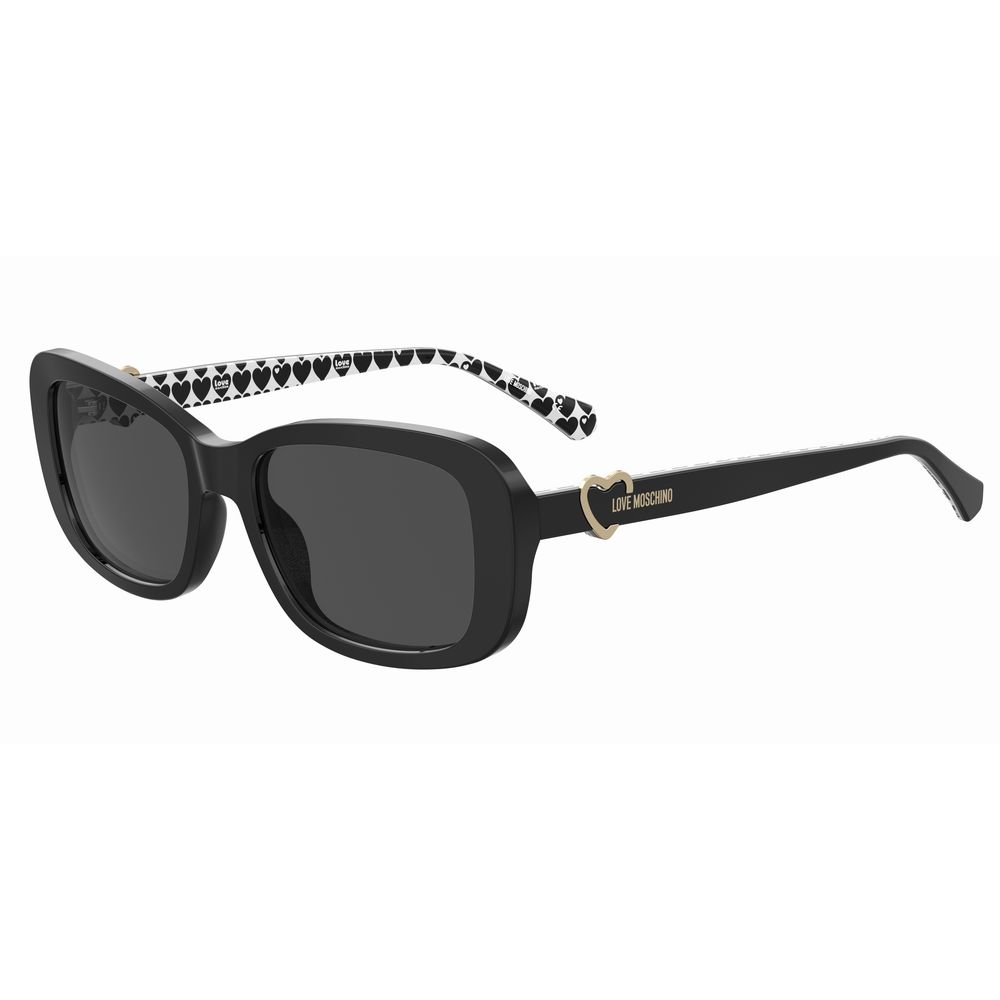 Love Moschino Black Acetate Women's Sunglasses