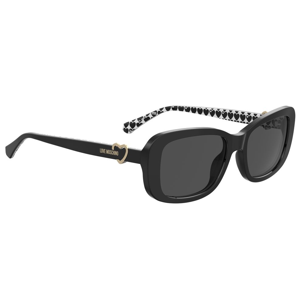 Love Moschino Black Acetate Women's Sunglasses