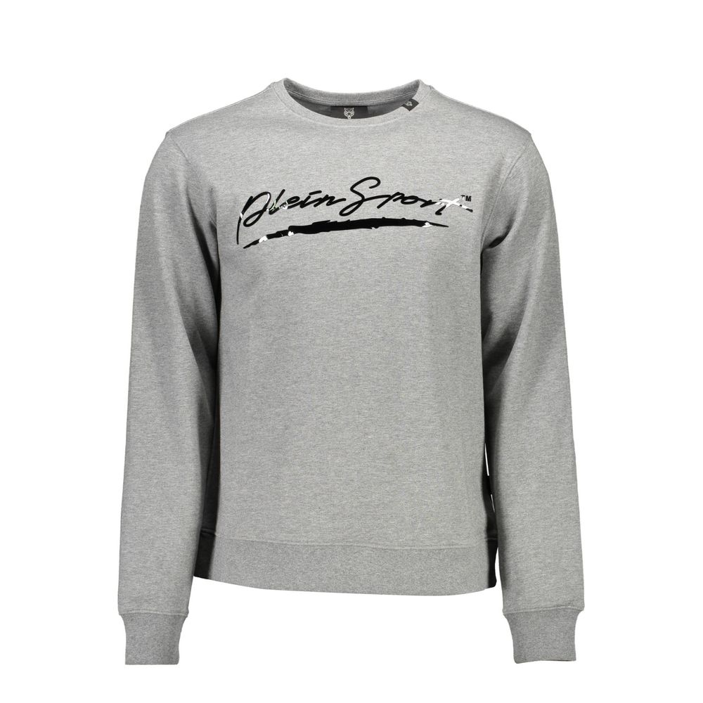 Plein Sport Grigio Cotton Men Men's Sweatshirt