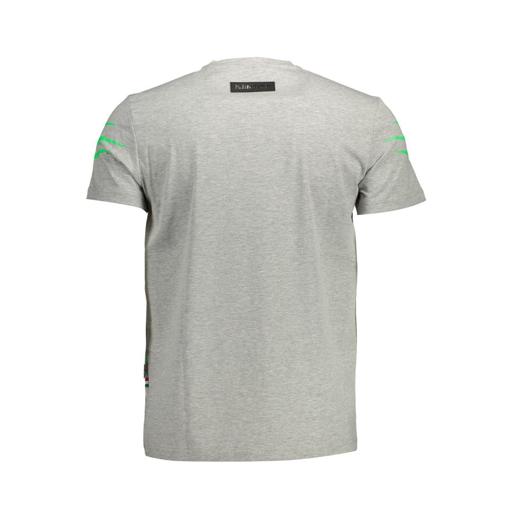Plein Sport Grigio Cotton Men's Men's T-Shirt