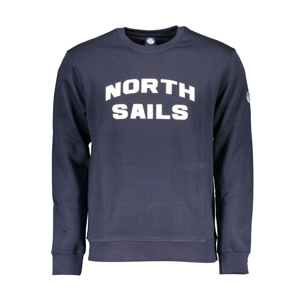 North Sails Blue Cotton Men's Men's Sweatshirt