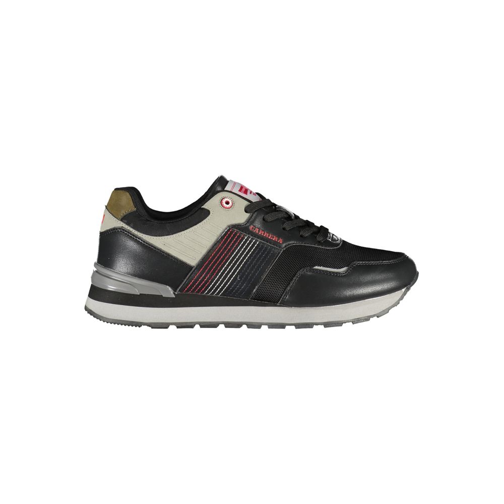Carrera Black Polyurethane Men Men's Sneaker