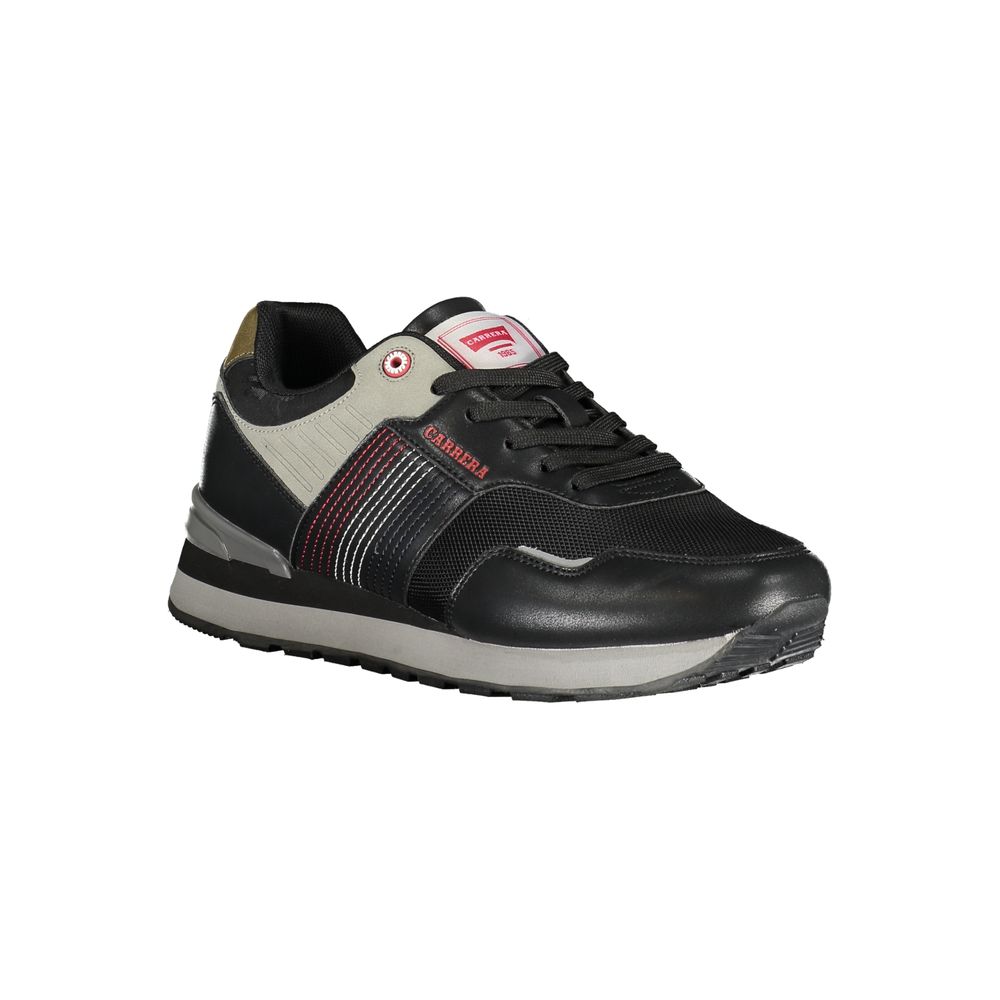 Carrera Black Polyurethane Men Men's Sneaker