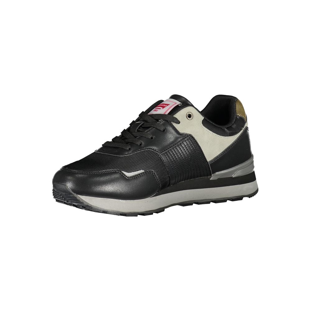 Carrera Black Polyurethane Men Men's Sneaker