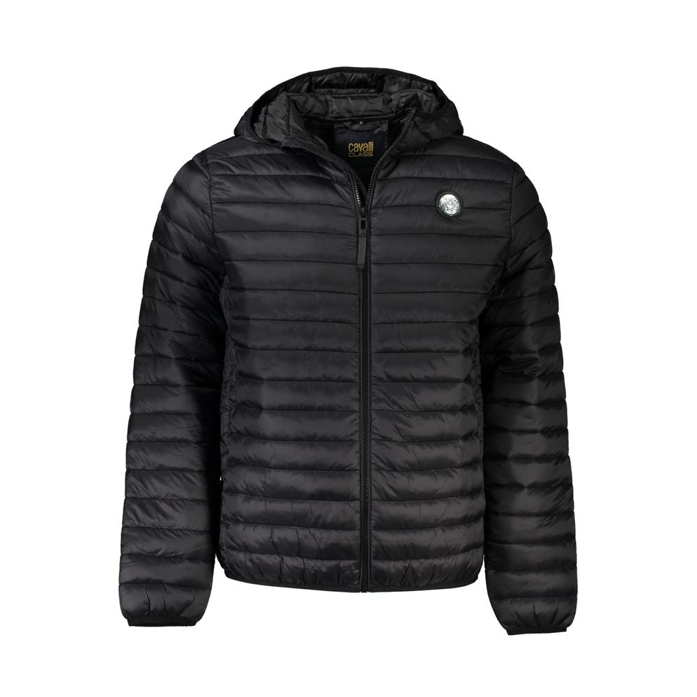 Cavalli Class Nero Poliammide Uomo Men's Jacket