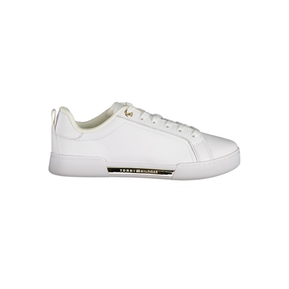 Tommy Hilfiger Bianco Leather Women Women's Sneaker