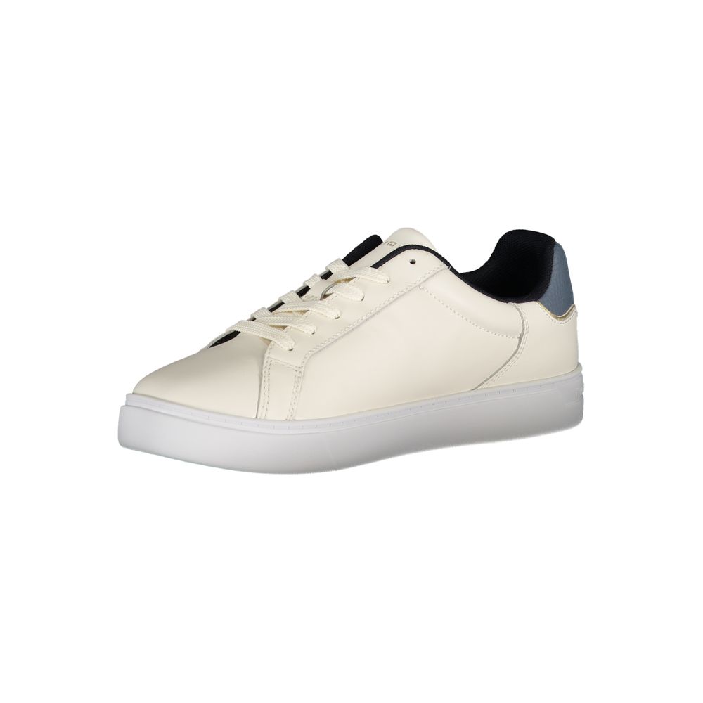Tommy Hilfiger Beige Leather Women Women's Sneaker