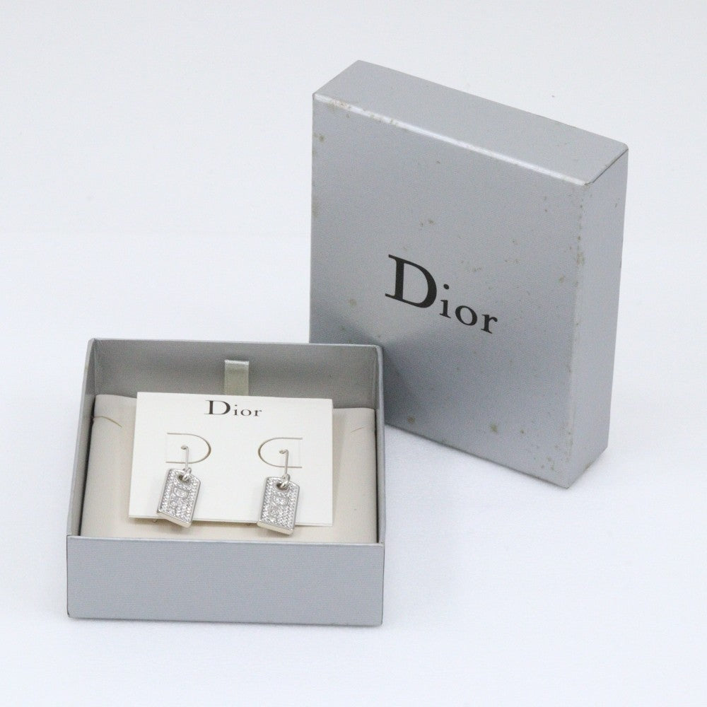 Christian Dior Vintage Logo Metal Silver Metal Bracelet Jewelry (Pre-Owned)