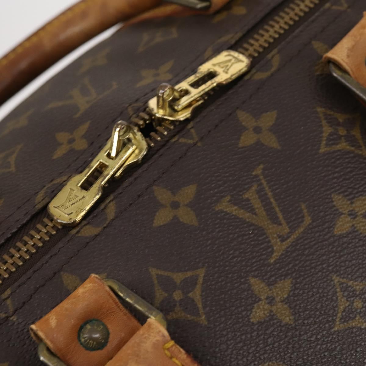 Louis Vuitton Keepall Monogram Canvas Brown Canvas Travel Bag Bag (Pre-Owned)