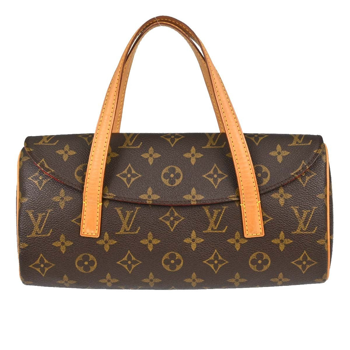 Louis Vuitton Sonatine Monogram Canvas Brown Canvas Handbag (Pre-Owned)