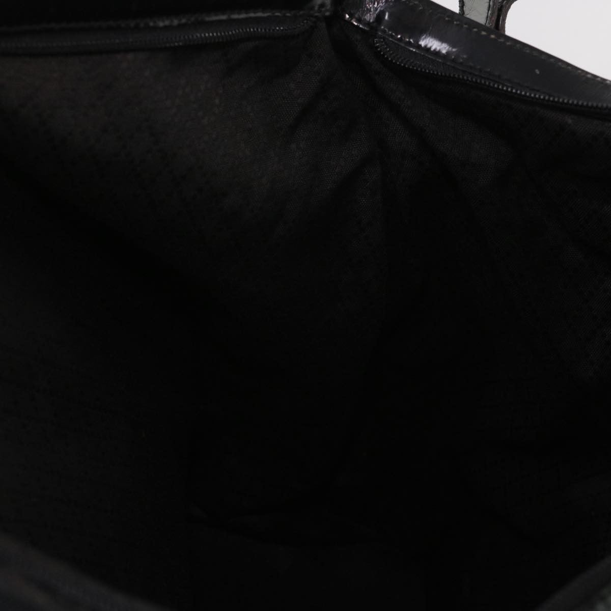 Gucci Boston Nylon Black Nylon Travel Bag Bag (Pre-Owned)