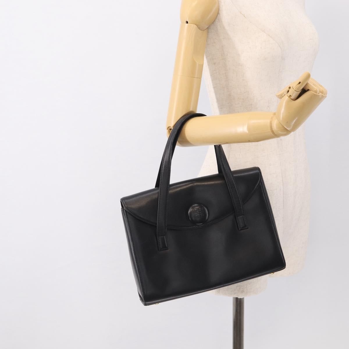 Givenchy Handbag Leather Black Leather Handbag (Pre-Owned)