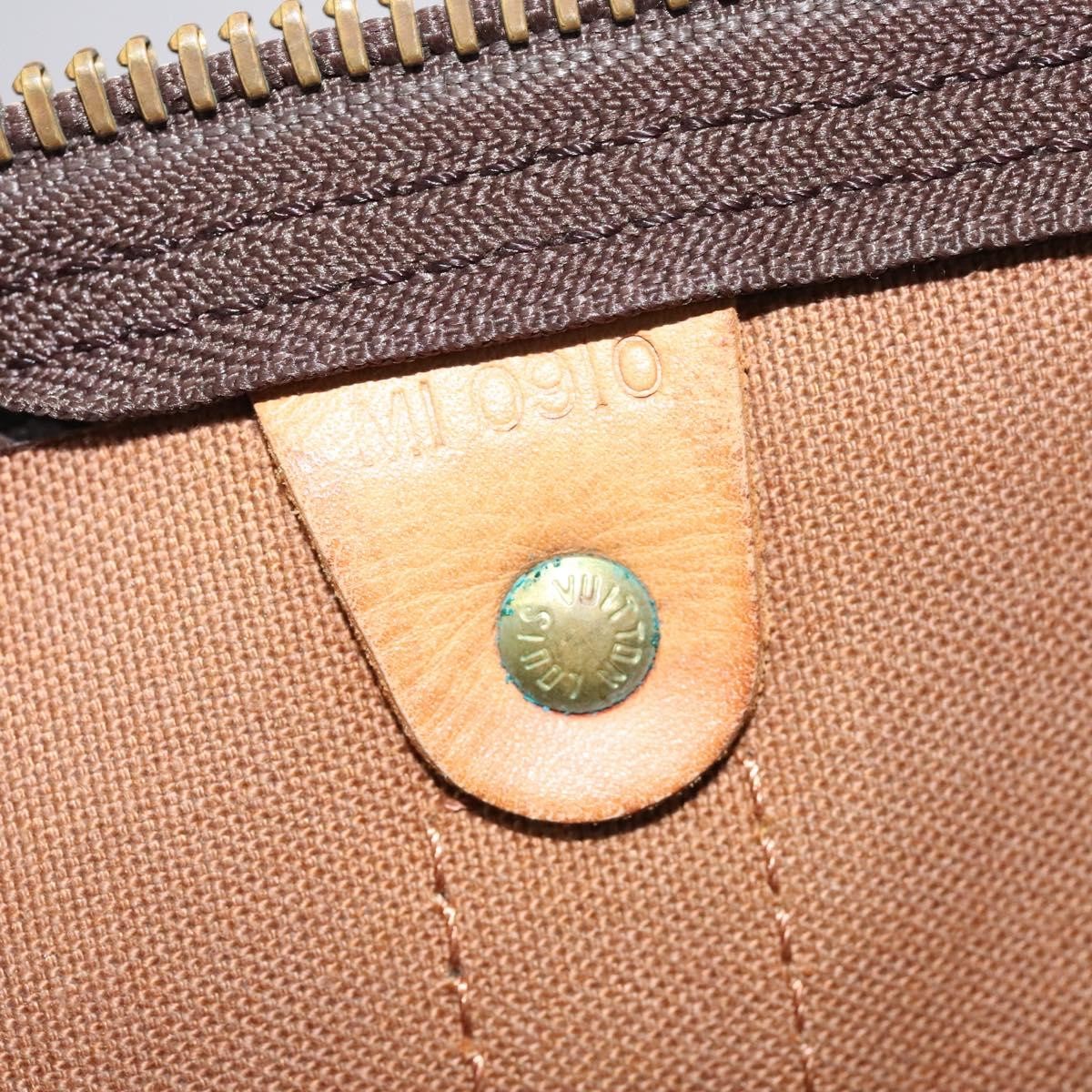 Louis Vuitton Keepall Monogram Canvas Brown Canvas Travel Bag Bag (Pre-Owned)