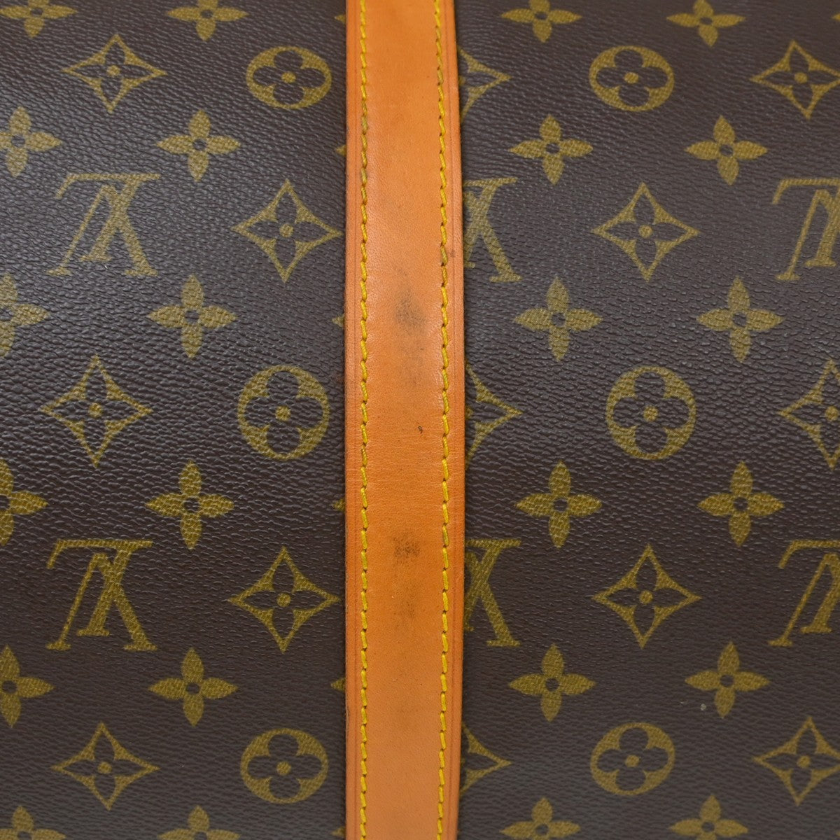 Louis Vuitton Keepall Monogram Canvas Brown Canvas Travel Bag Bag (Pre-Owned)