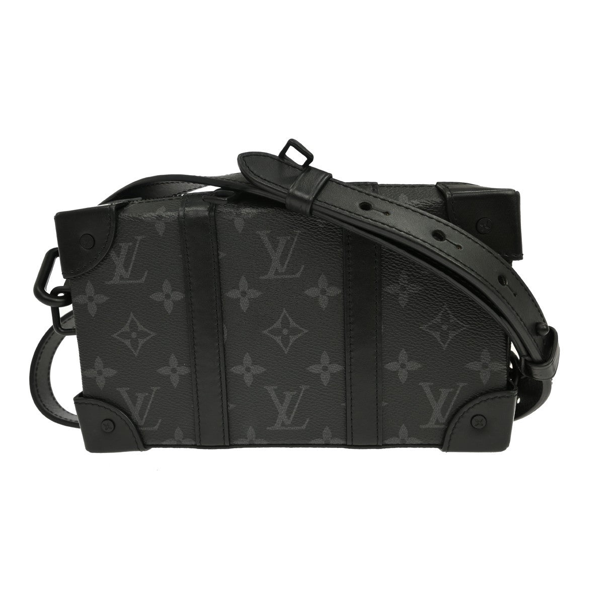 Louis Vuitton Soft Trunk Monogram Eclipse Canvas Black Canvas Clutche & Pouche Bag (Pre-Owned)