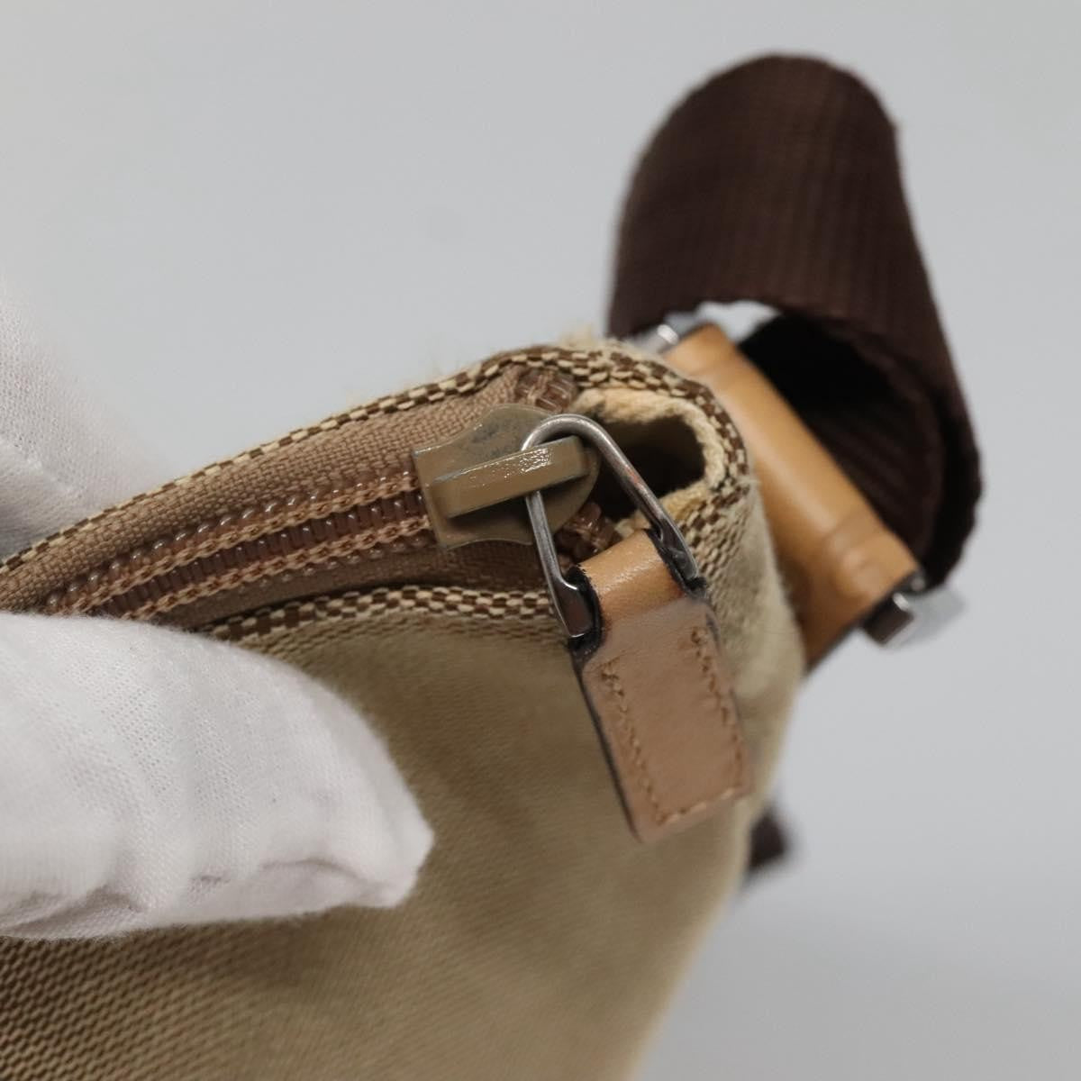 Gucci Original Messenger Gg Canvas Beige Canvas Shoulder Bag Bag (Pre-Owned)