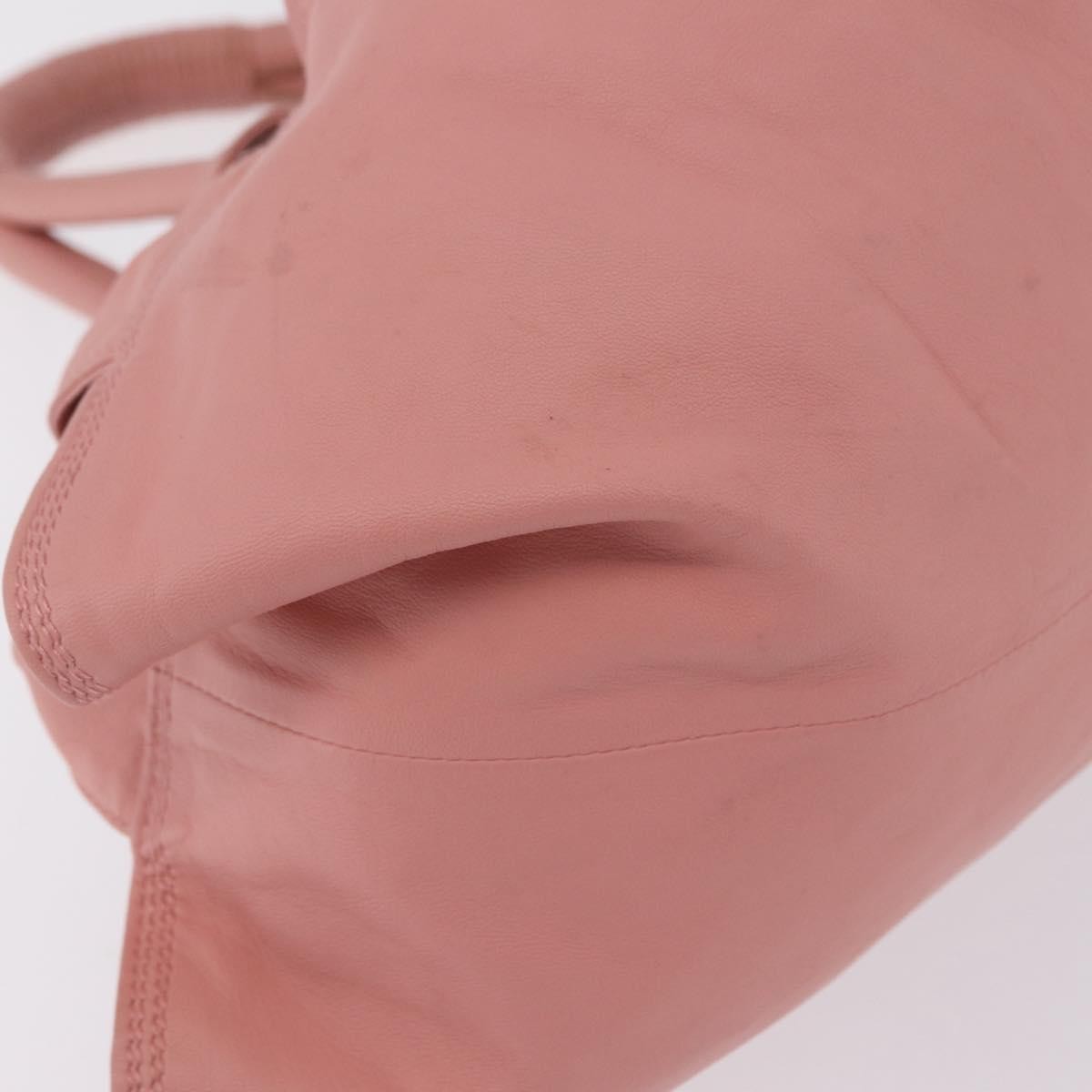 Loewe Aire Leather Pink Leather Shoulder Bag Bag (Pre-Owned)