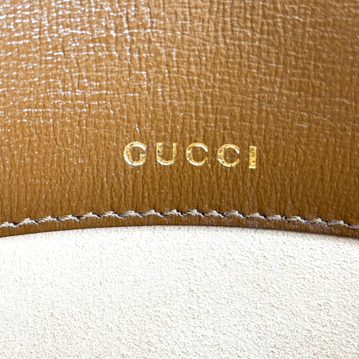 Gucci Horsebit 1955 Gg Coated Canvas With Leather Brown Canvas Shoulder Bag Bag (Pre-Owned)