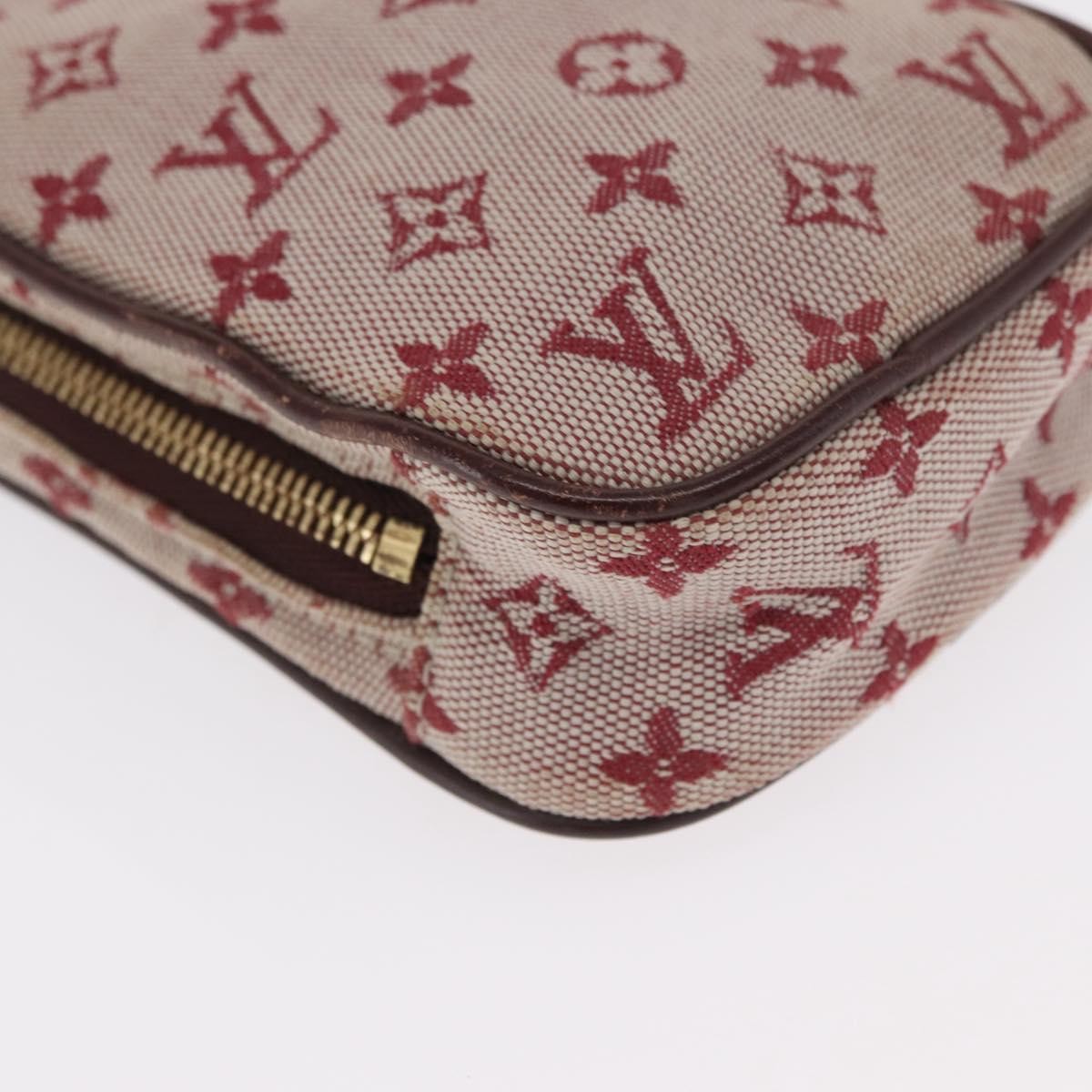 Louis Vuitton Camera Mini Lin Red Canvas Clutche & Pouche Bag (Pre-Owned)