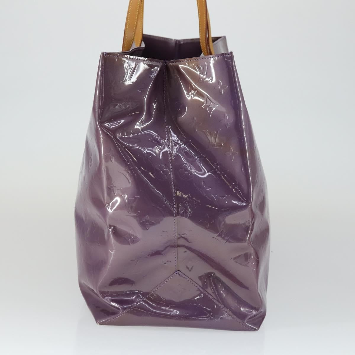 Louis Vuitton Reade Monogram Vernis Purple Patent_Leather Handbag (Pre-Owned)