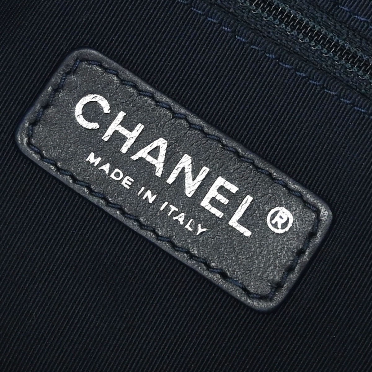 Chanel Bon Bon Quilted Denim Blue Denim_Jeans Tote Bag Bag (Pre-Owned)