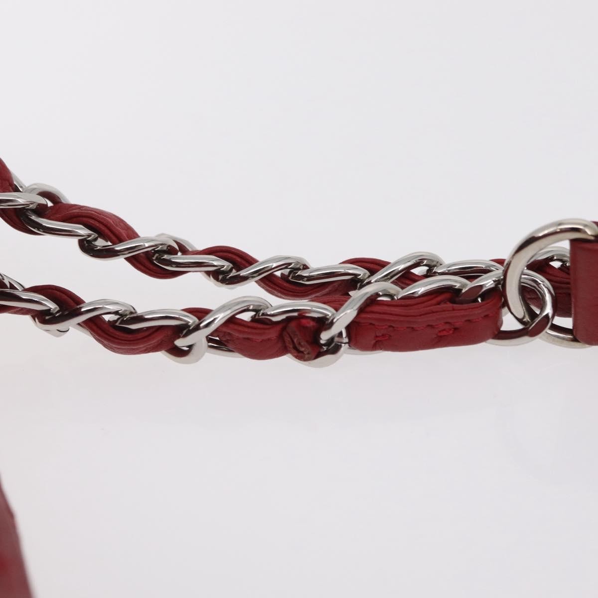 Chanel Timeless Cc Expandable Quilted Caviar Red Leather Tote Bag Bag (Pre-Owned)