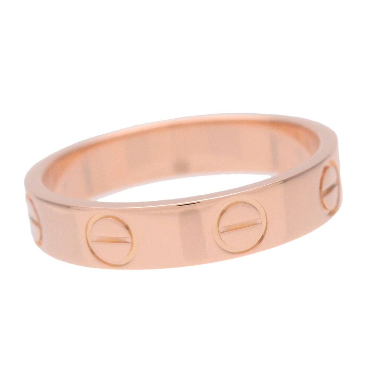 Cartier Love Band 18K Rose Gold Gold Rose_Gold Ring Jewelry (Pre-Owned)