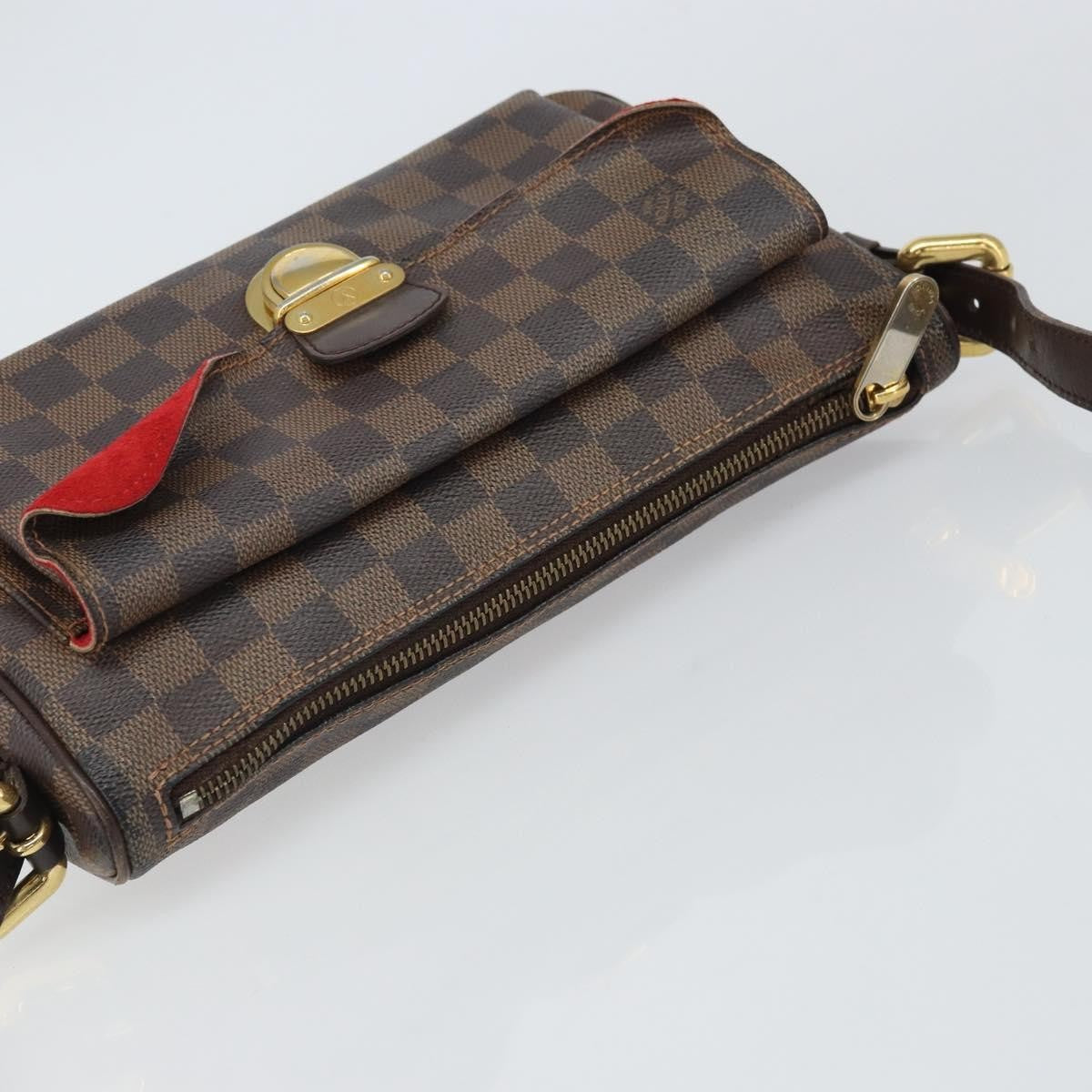 Louis Vuitton Ravello Damier Ebene Brown Canvas Shoulder Bag Bag (Pre-Owned)