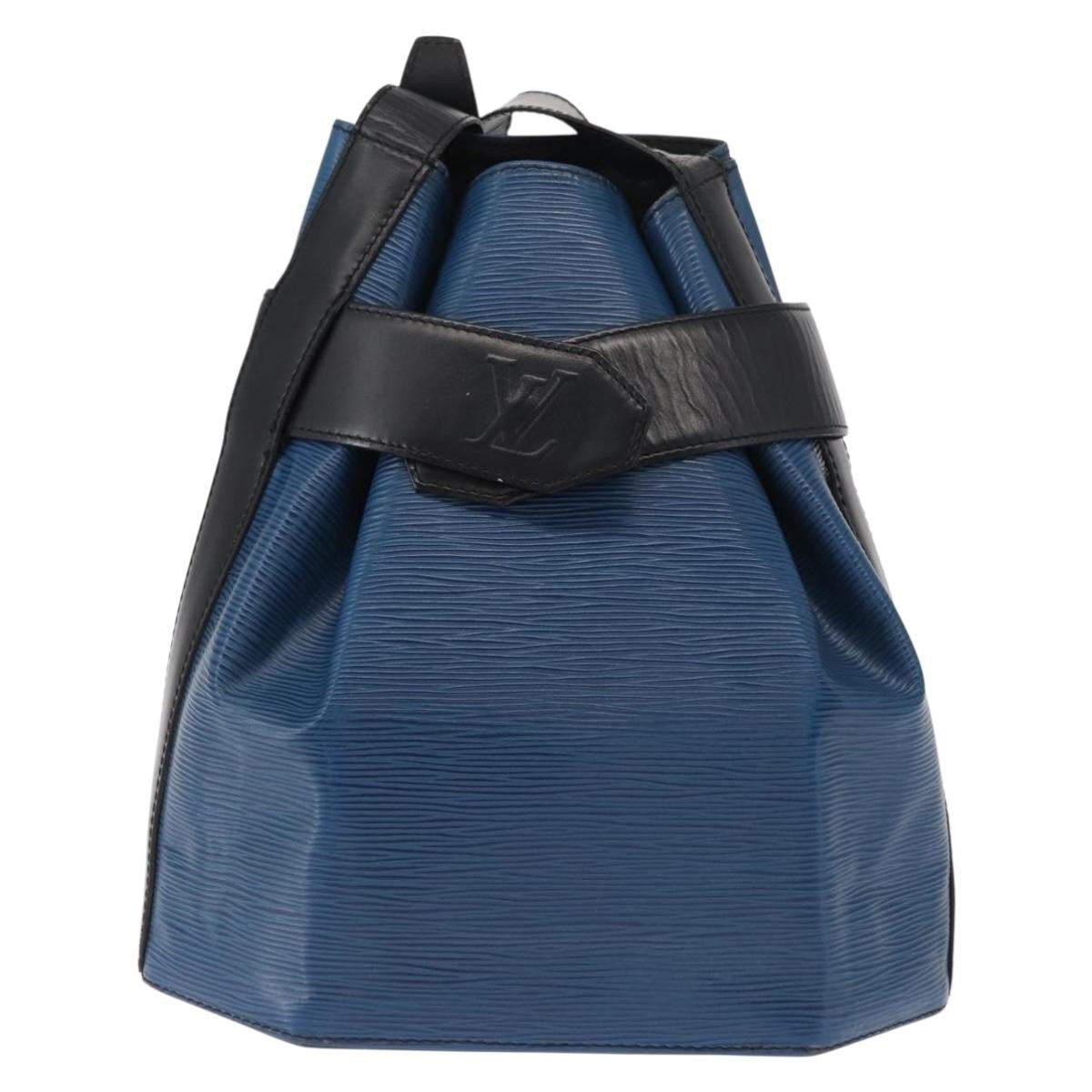 Louis Vuitton Vintage Sac D'epaule Epi Leather Blue Leather Shoulder Bag Bag (Pre-Owned)