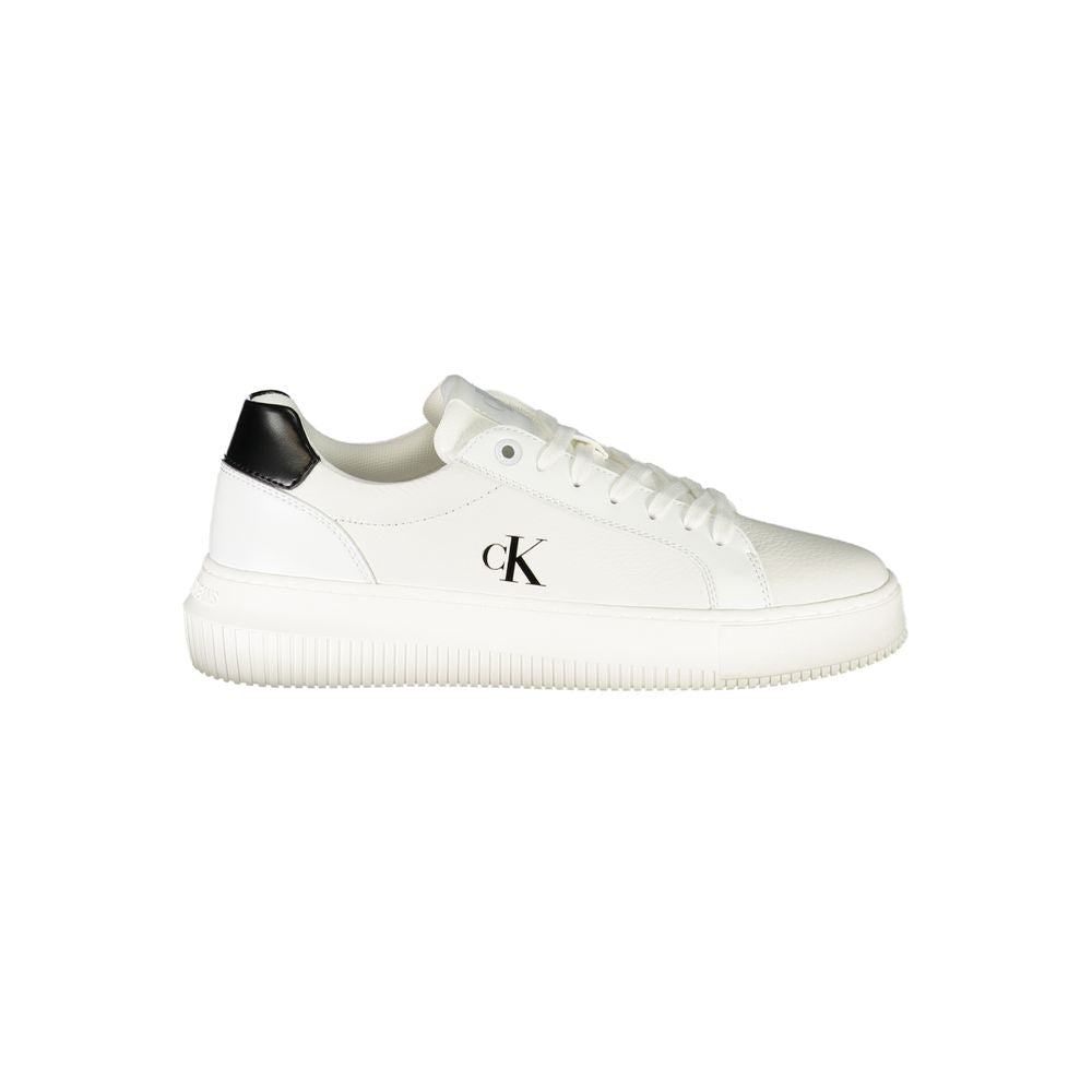 Calvin Klein Bianco Polyurethane Women Women's Sneaker