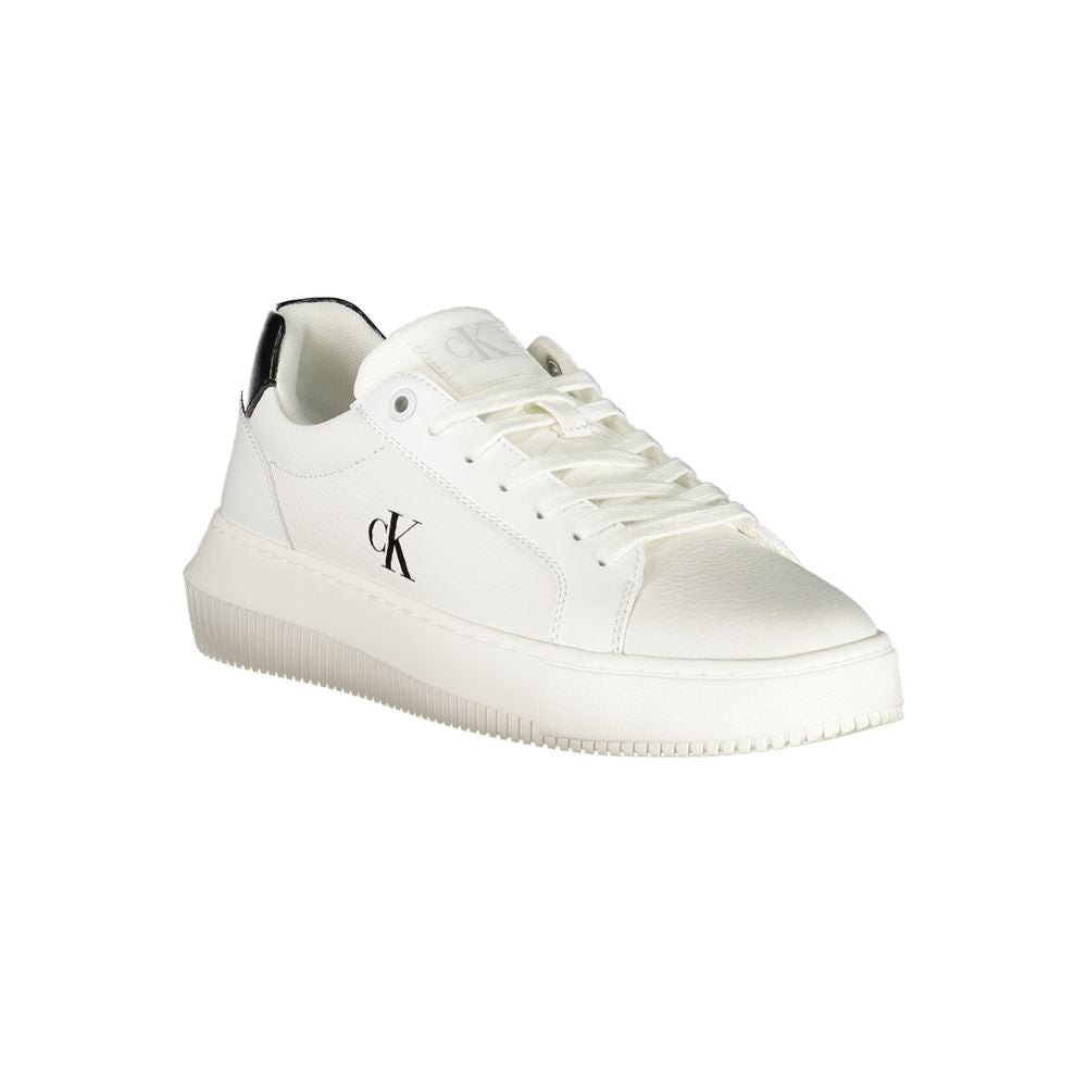 Calvin Klein Bianco Polyurethane Women Women's Sneaker