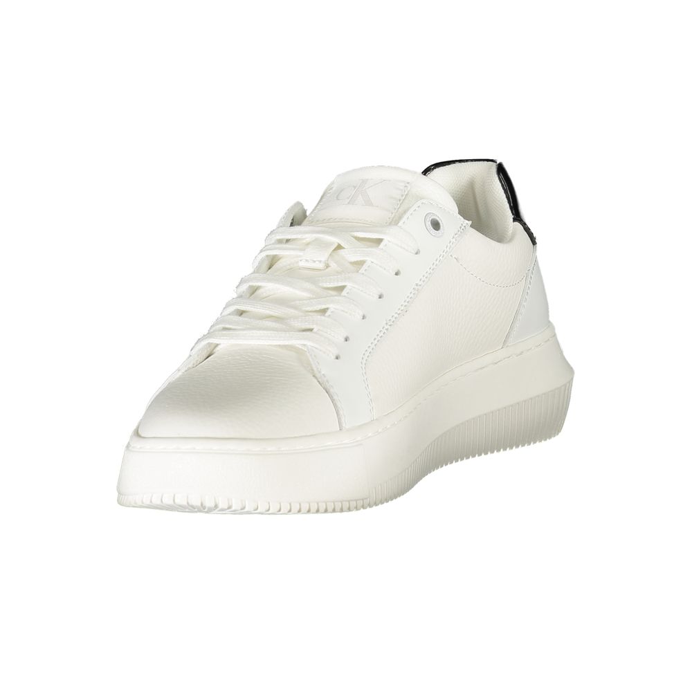 Calvin Klein Bianco Polyurethane Women Women's Sneaker
