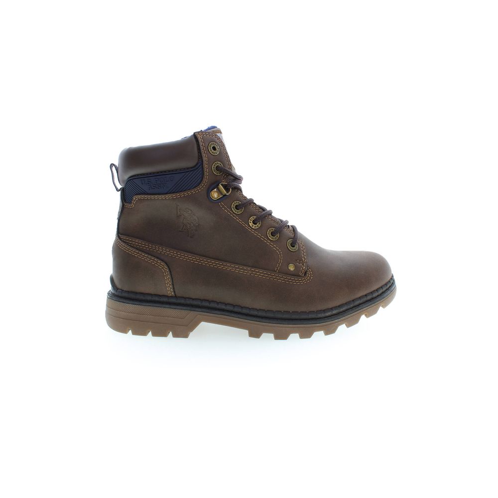 U.S. POLO ASSN. Brown Polyurethane Men's Men's Boot