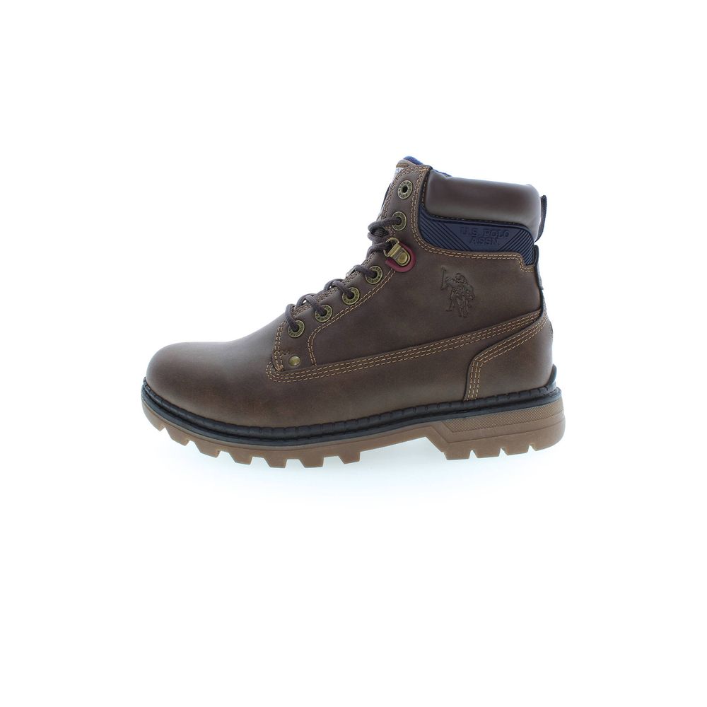 U.S. POLO ASSN. Brown Polyurethane Men's Men's Boot