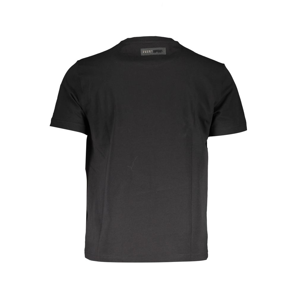 Plein Sport Black Cotton Men Men's T-Shirt