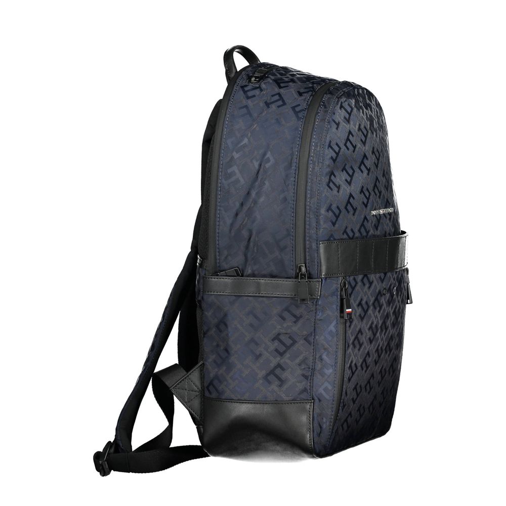 Tommy Hilfiger Blue Polyester Mens Men's Backpack