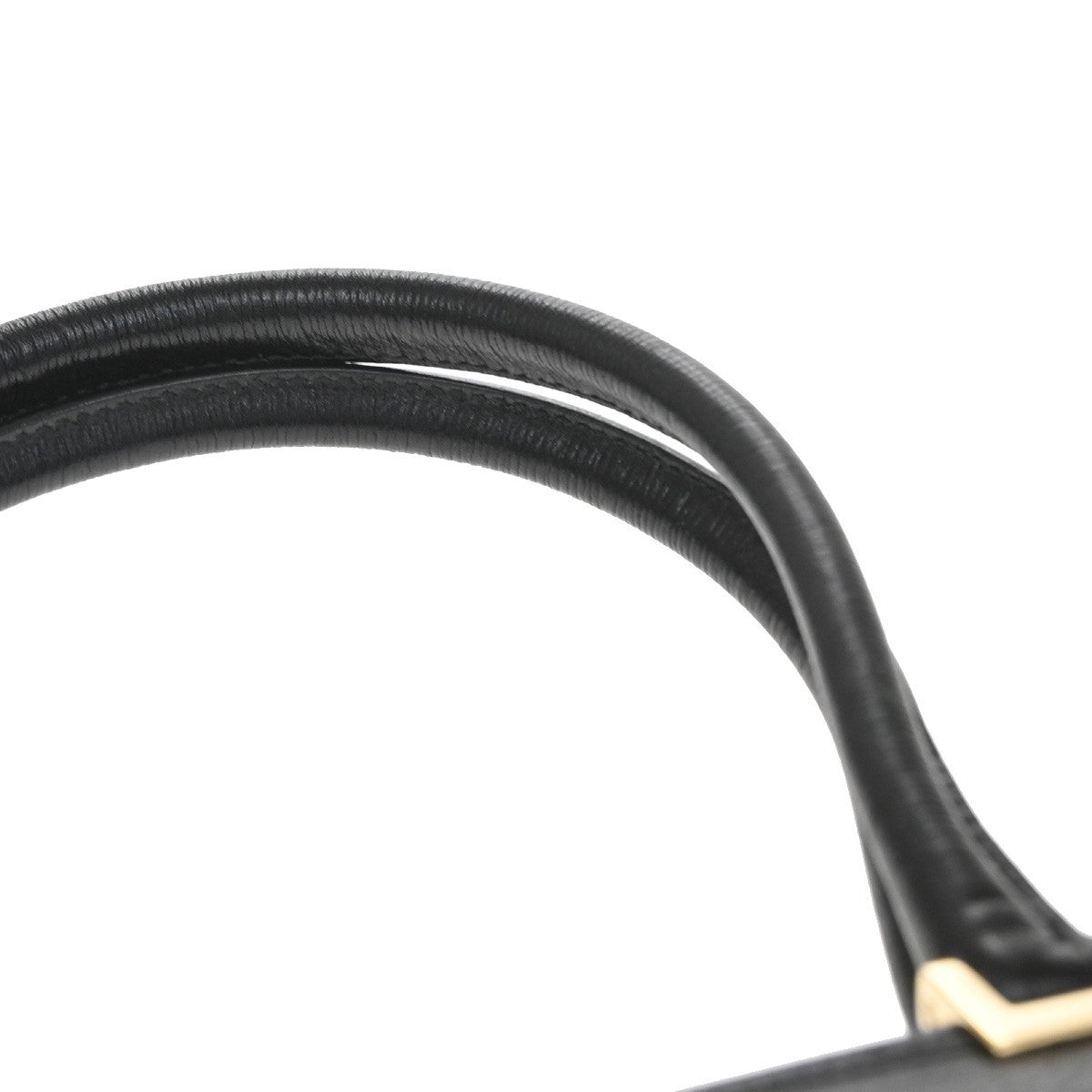 Gucci Jackie O Leather Black Leather Handbag (Pre-Owned)