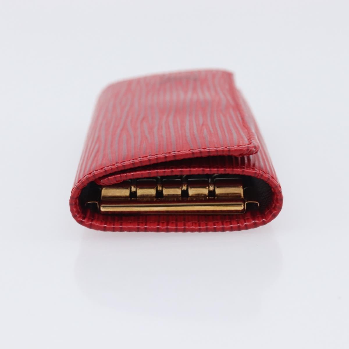 Louis Vuitton Multiclés 4 Cuir Verni Red Leather Wallets Accessory (Pre-Owned)
