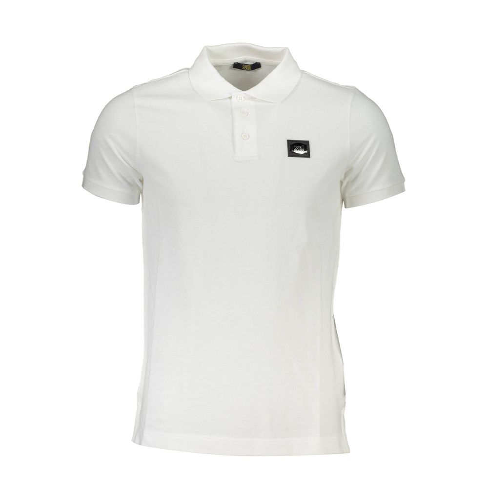 Cavalli Class Bianco Cotton Men Men's Polo
